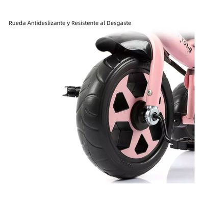 Imagen 2 del producto Triciclo Bici. Metálico Infantil 2 En 1 Con Cinturón