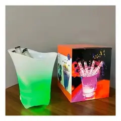 GENERICO - Hielera LED Multicolor con parlante