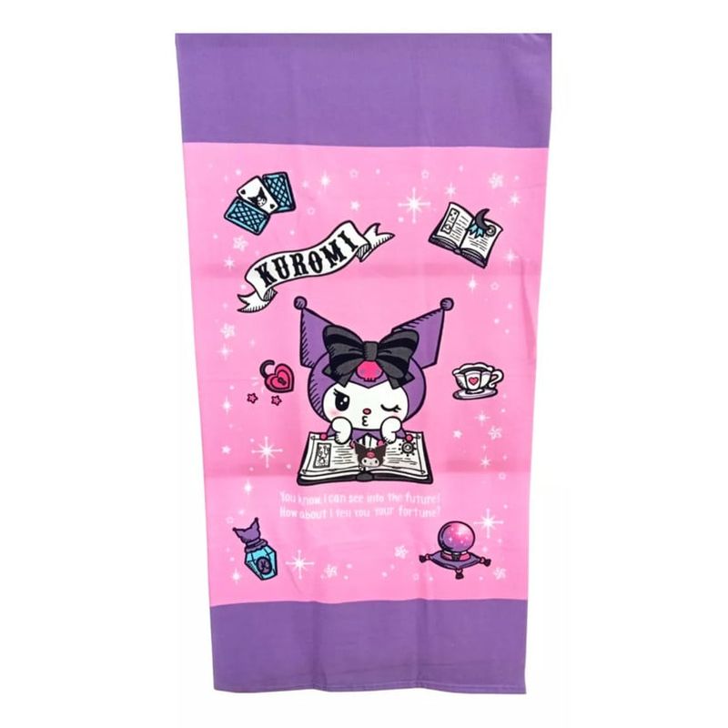 GENERICO - TOALLA KAWAII DE KUROMI MICROFIBRA M1 140x70