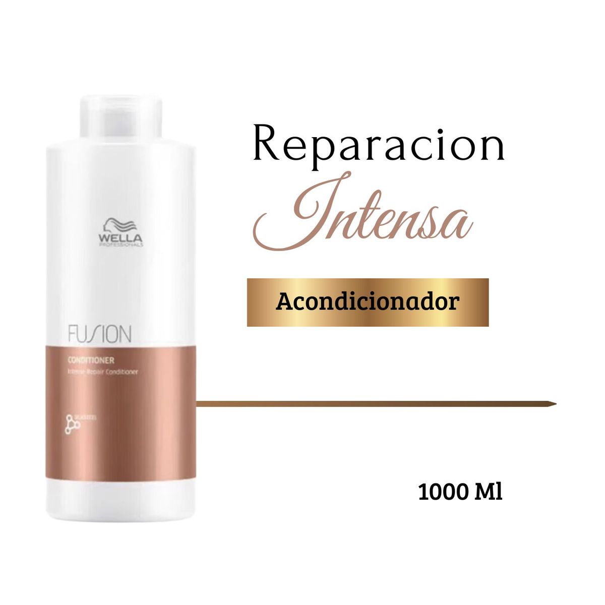 WELLA - Acondicionador Wella Fusión 1000ml Reparación Intensa con Aminoácidos