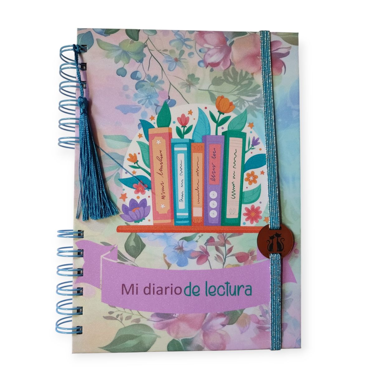 INDEPENDIENTE - Mi diario de lectura + llavero con frases positivas-motivacionales