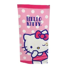 GENERICO - TOALLA KAWAII DE HELLO KITTY MICROFIBRA M6 140x70