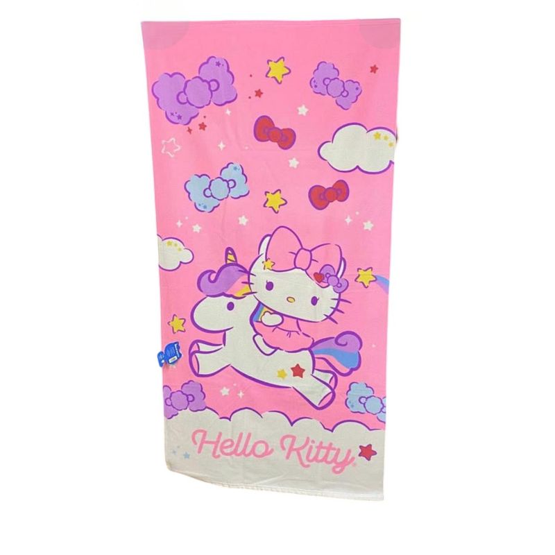 GENERICO - TOALLA KAWAII DE HELLO KITTY MICROFIBRA M4 140x70