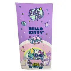 GENERICO - TOALLA KAWAII DE HELLO KITTY MICROFIBRA M1 140x70