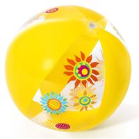 Pelota Inflable Playa Splash 51cm Amarilla