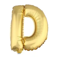 GENERICO - GLOBO METALICO 26 DORADO LETRA D X1 UNI