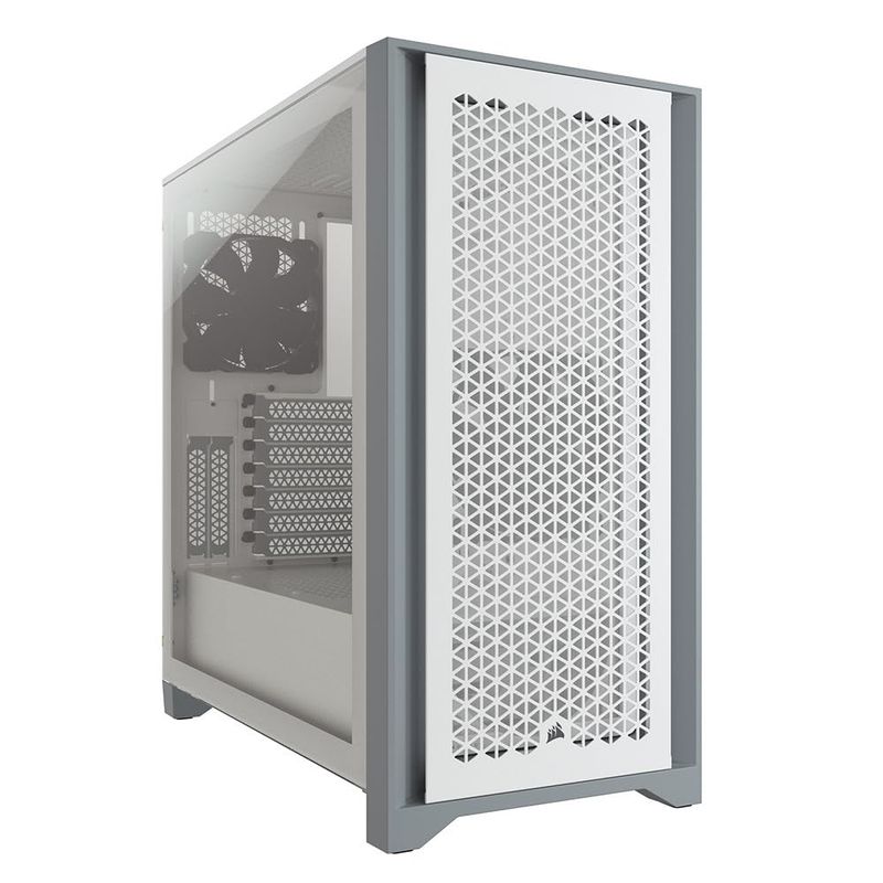 CORSAIR - Gabinete Corsair 4000D AirFlow ATX Vidrio Templado Blanco