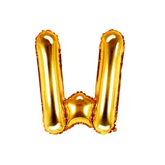 GENERICO - GLOBO METALICO 16 DORADO W