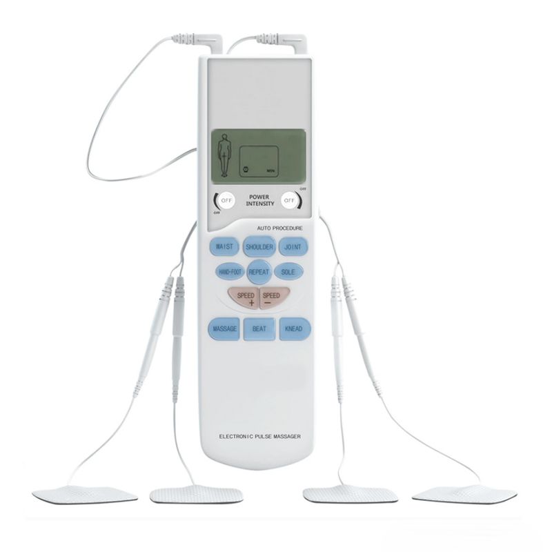 GENERICO - Masajeador Corporal Electrofisico Profesional 4 Electrodos