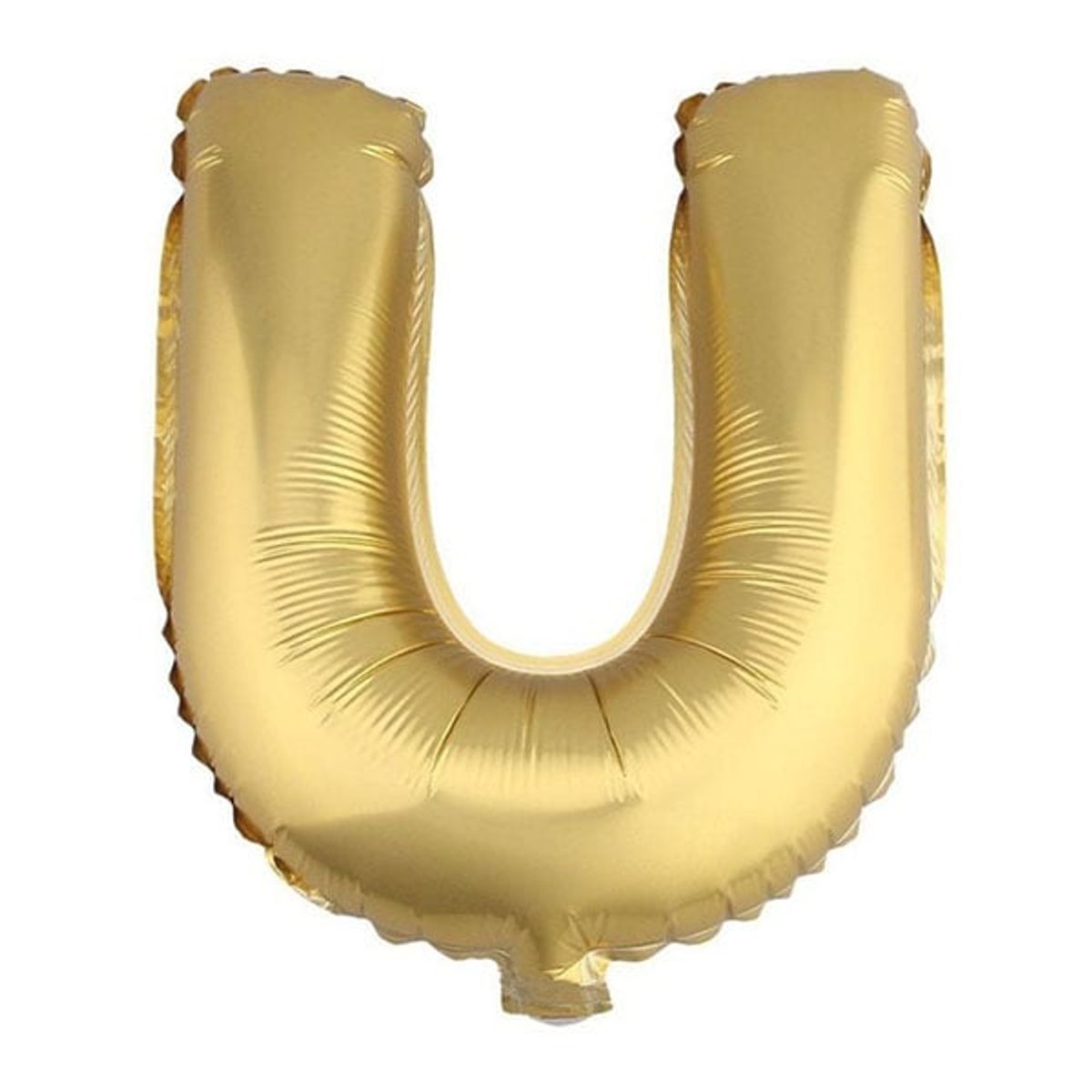 GENERICO - GLOBO METALICO 26 DORADO LETRA U X1 UNI
