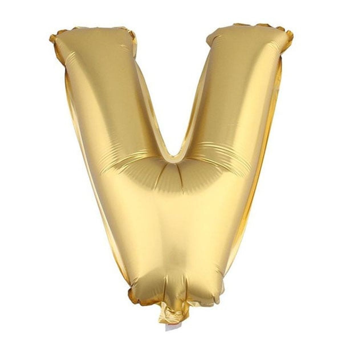 GENERICO - GLOBO METALICO 26 DORADO LETRA V X1 UNI