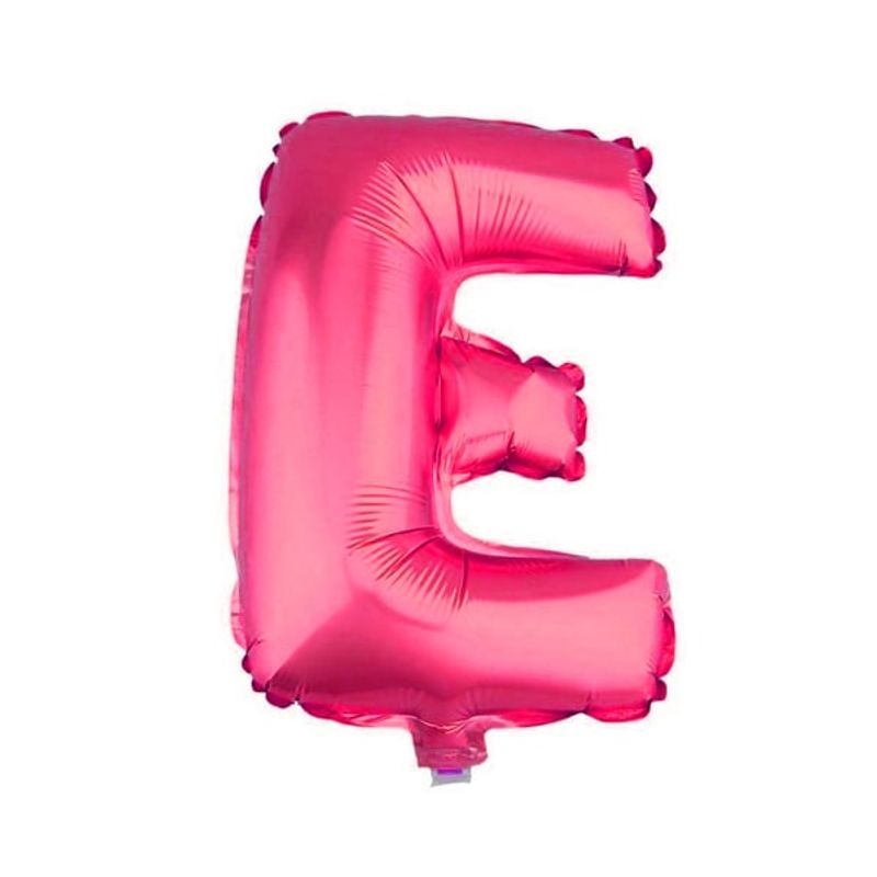 GENERICO - GLOBO METALICO 26 FUCSIA LETRA E X1 UNI