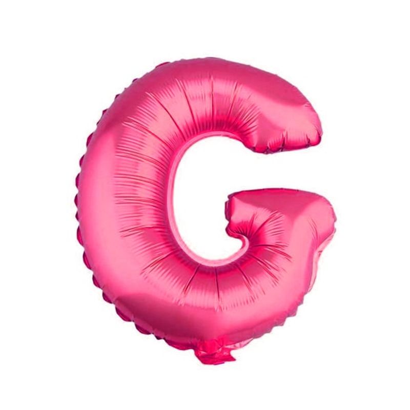 GENERICO - GLOBO METALICO 26 FUCSIA LETRA G X1 UNI