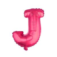 GLOBO METALICO 26 FUCSIA LETRA J X1 UNI