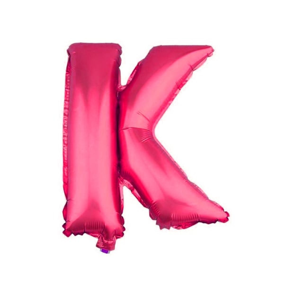GENERICO - GLOBO METALICO 26 FUCSIA LETRA K X1 UNI