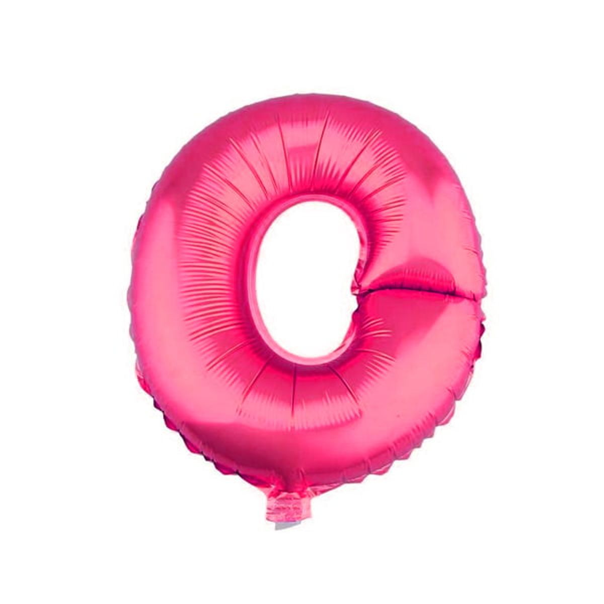 GENERICO - GLOBO METALICO 26 FUCSIA LETRA O X1 UNI