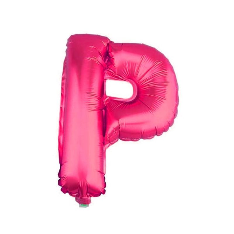 GENERICO - GLOBO METALICO 26 FUCSIA LETRA P X1 UNI