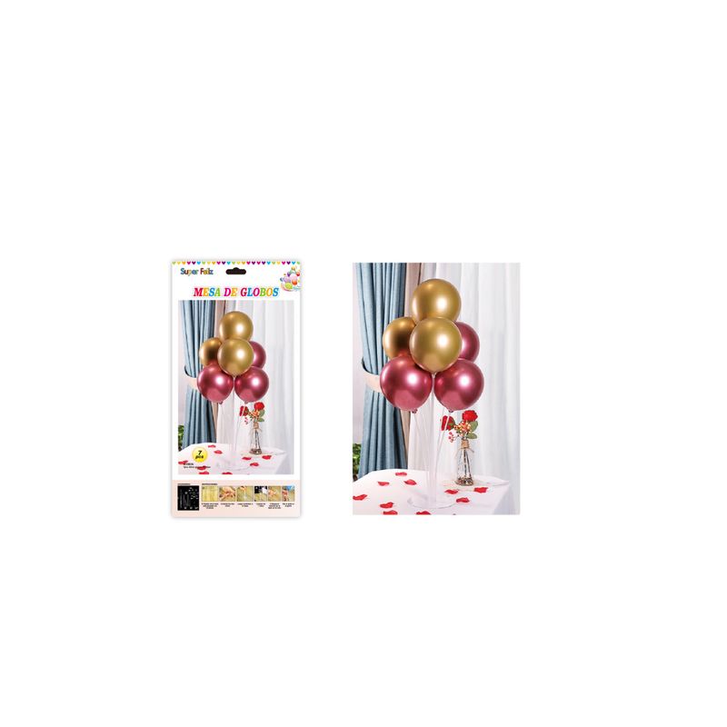 GENERICO - MESA DE GLOBOS 7 PCS