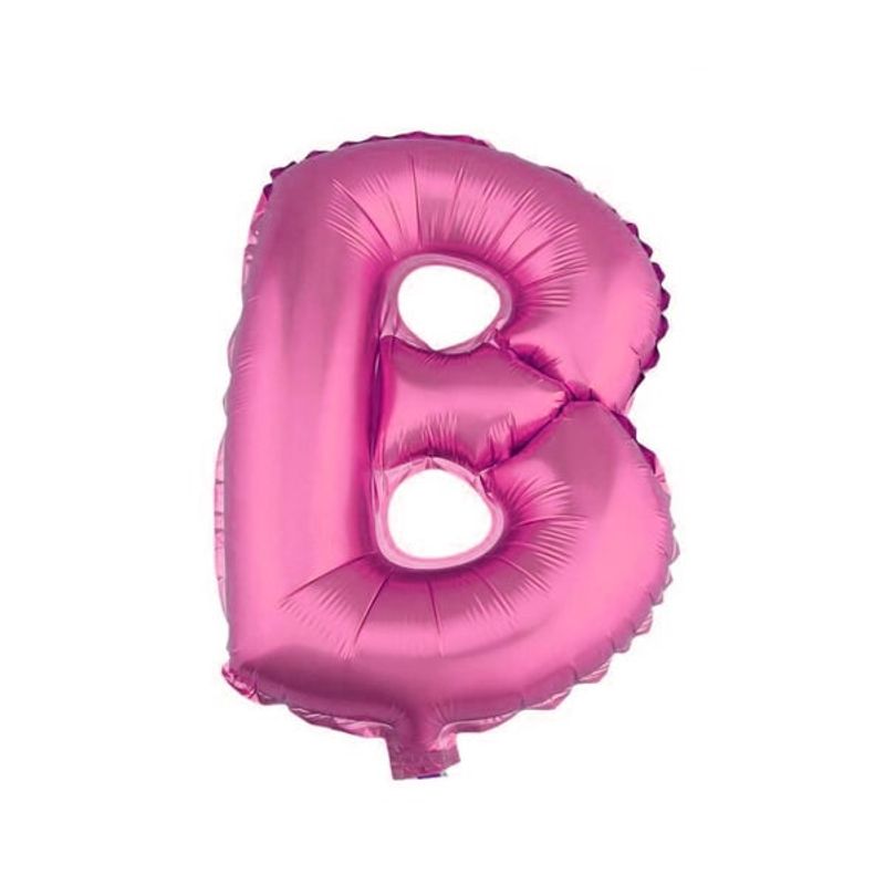 GENERICO - GLOBO METALICO 26 ROSADO LETRA B X1 UNI