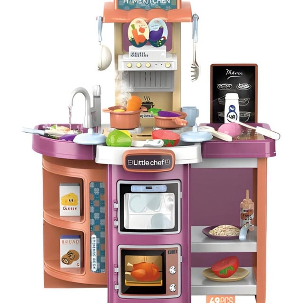 GENERICO - JUGUETE MALETA DE COCINA 2 EN 1 CON ACCESORIOS