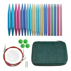 GENERICO - Set de Palillos Circulares Intercambiables Y Accesorios