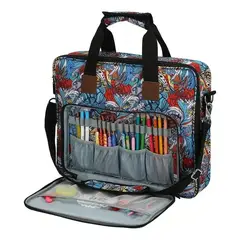 GENERICO - Bolso Para Tejidos Organizador Para Crochet Y Accesorios