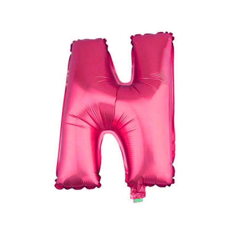 GENERICO - GLOBO METALICO 26 FUCSIA LETRA N X1 UNI