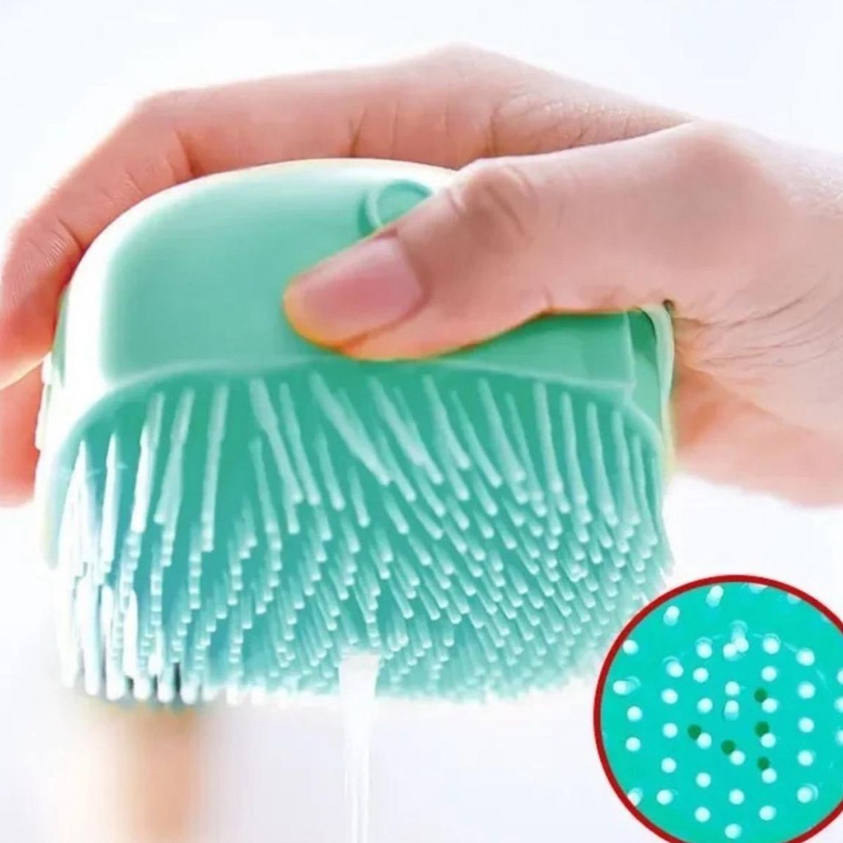 GENERICO - Cepillo Para Mascotas Perro Baño Cepillo Masajeador Shampoo