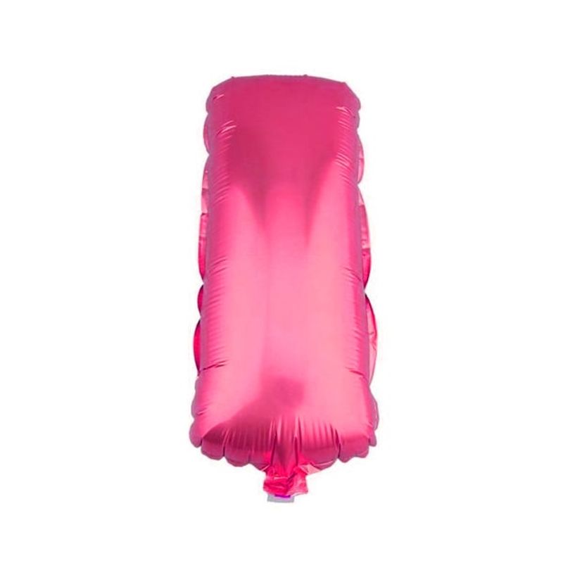GENERICO - GLOBO METALICO 26 FUCSIA LETRA I X1 UNI