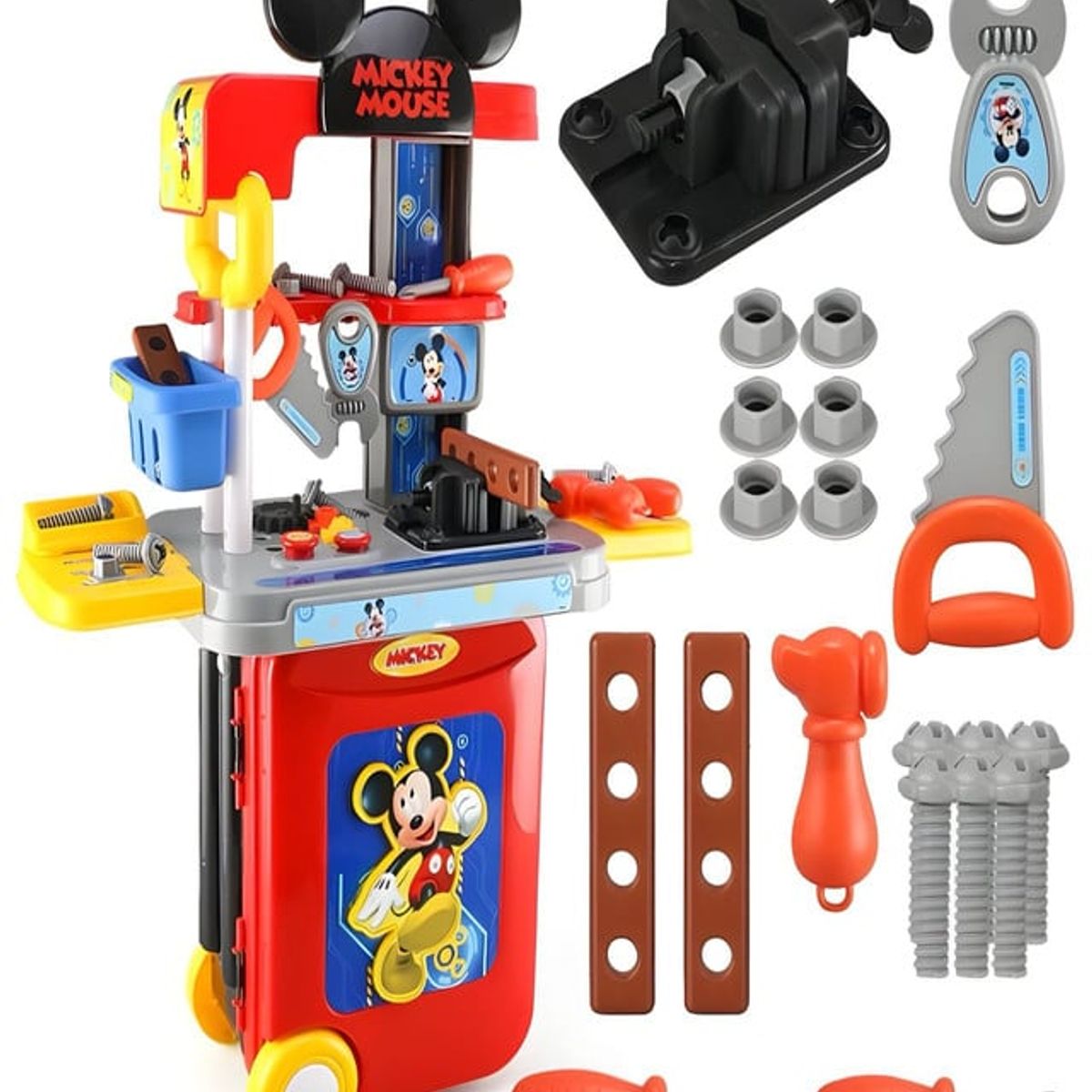 GENERICO - MALETA DE HERRAMIENTAS MICKEY NIÑO INFANTIL