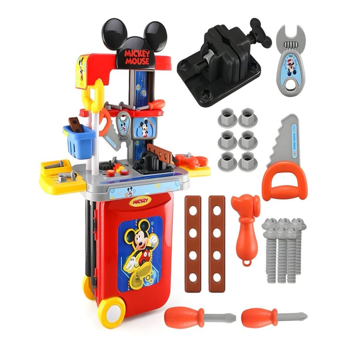 GENERICO - MALETA DE HERRAMIENTAS MICKEY NIÑO INFANTIL