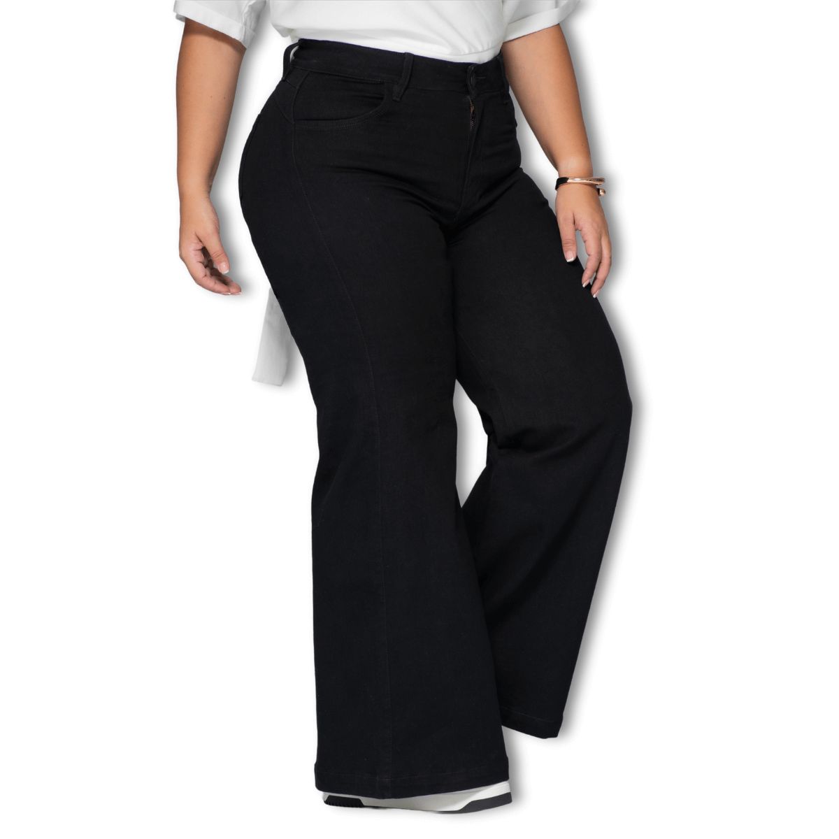 TRUCCOS JEANS - Jeans Palazzo Mujer Talla Grande - P22077679