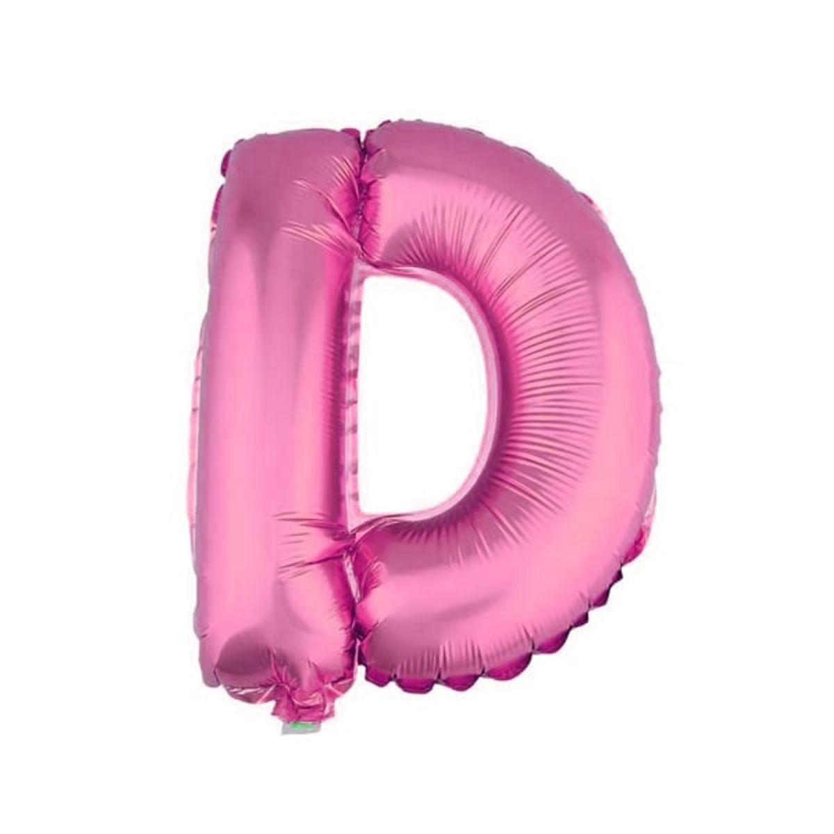 GENERICO - GLOBO METALICO 26 ROSADO LETRA D X1 UNI