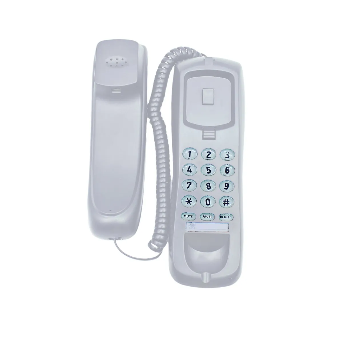 TECNOLAB - Teléfono Fijo Para Pared O Sobremesa Blanco - SC