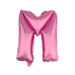 GENERICO - GLOBO METALICO 26 ROSADO LETRA M X1 UNI