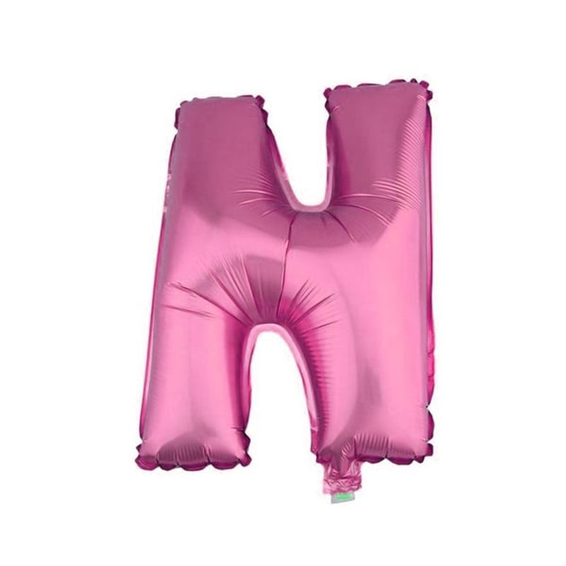 GENERICO - GLOBO METALICO 26 ROSADO LETRA N X1 UNI