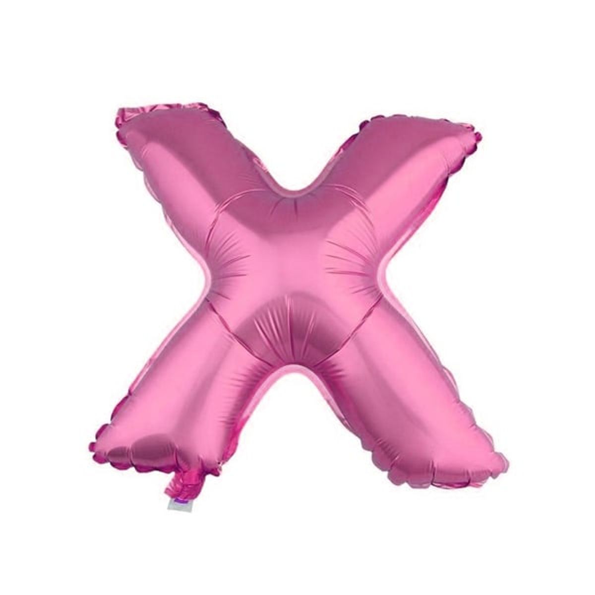 GENERICO - GLOBO METALICO 26 ROSADO LETRA X X1 UNI