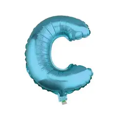 GENERICO - GLOBO METALICO 26' AZUL LETRA C X1 UNI