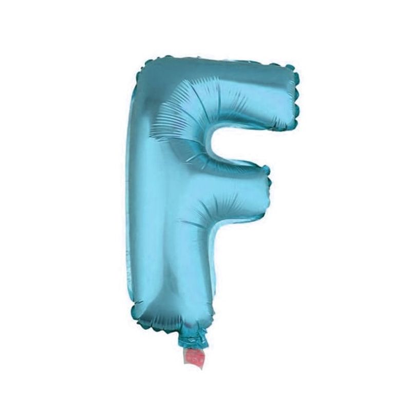 GENERICO - GLOBO METALICO 26' AZUL LETRA F X1 UNI