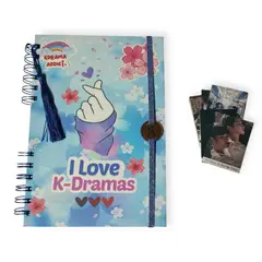 INDEPENDIENTE - Mi diario o cuaderno de k dramas - series favoritas - azul