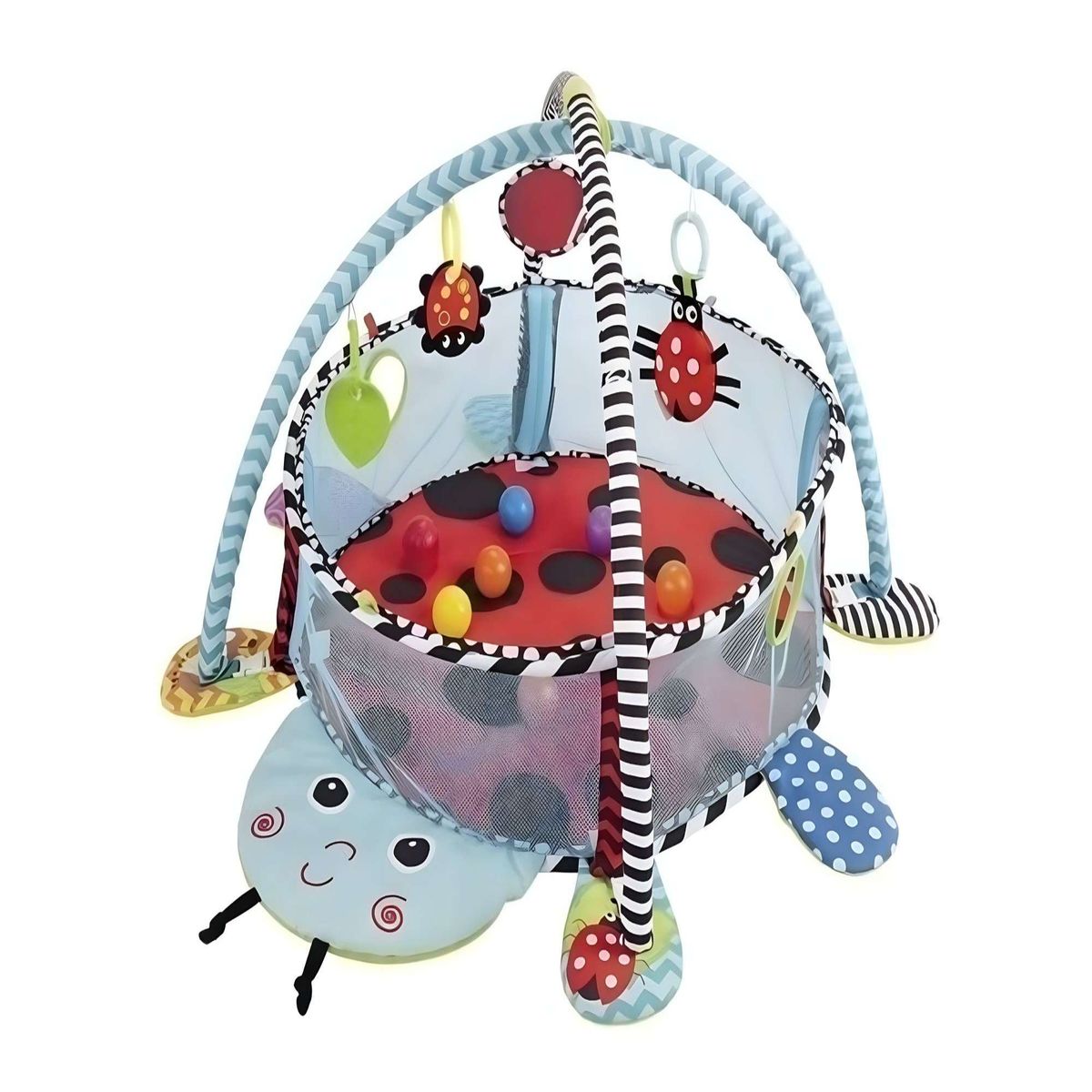 GENERICO - Gimnasio Tapete Y Corral Juguete Para Bebe Con 20 Pelotas