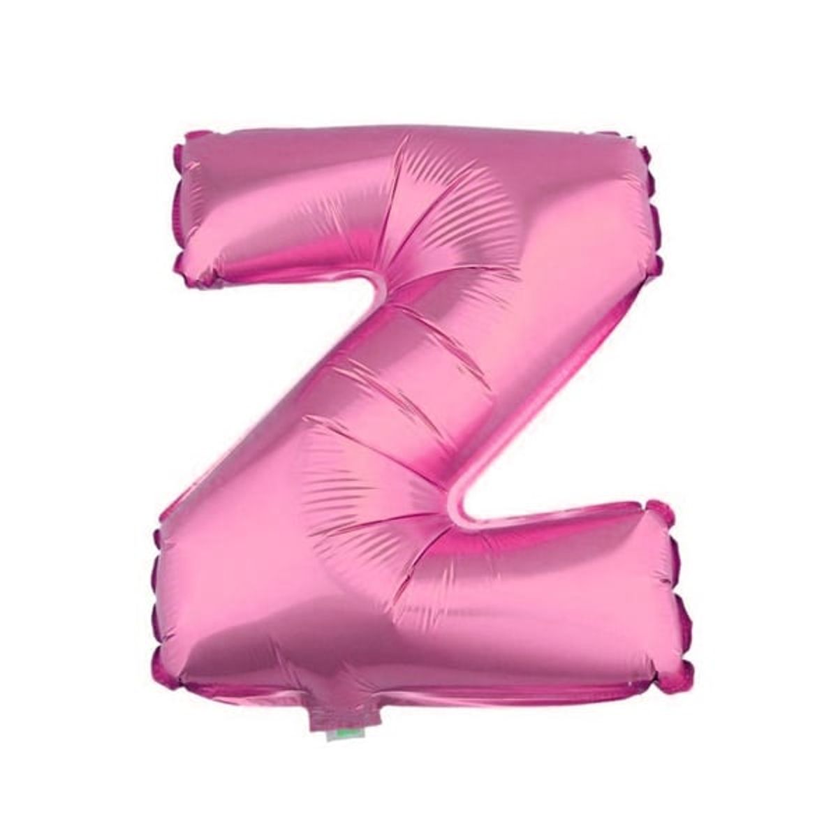 GENERICO - GLOBO METALICO 26 ROSADO LETRA Z X1 UNI