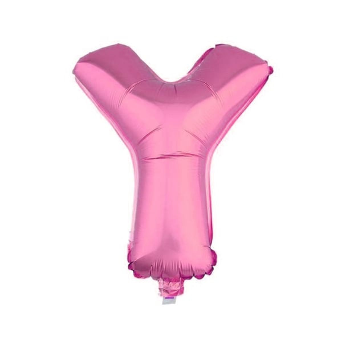 GENERICO - GLOBO METALICO 26 ROSADO LETRA Y X1 UNI