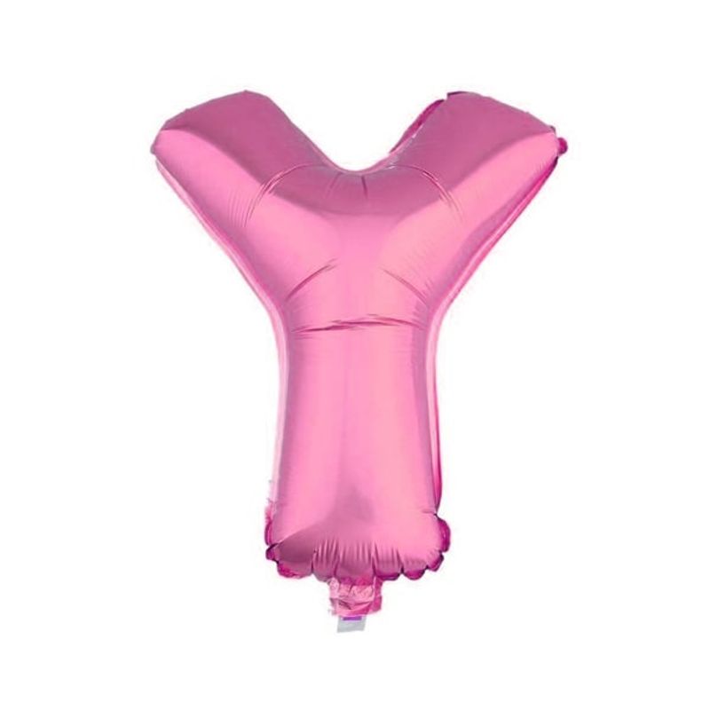 GENERICO - GLOBO METALICO 26 ROSADO LETRA Y X1 UNI