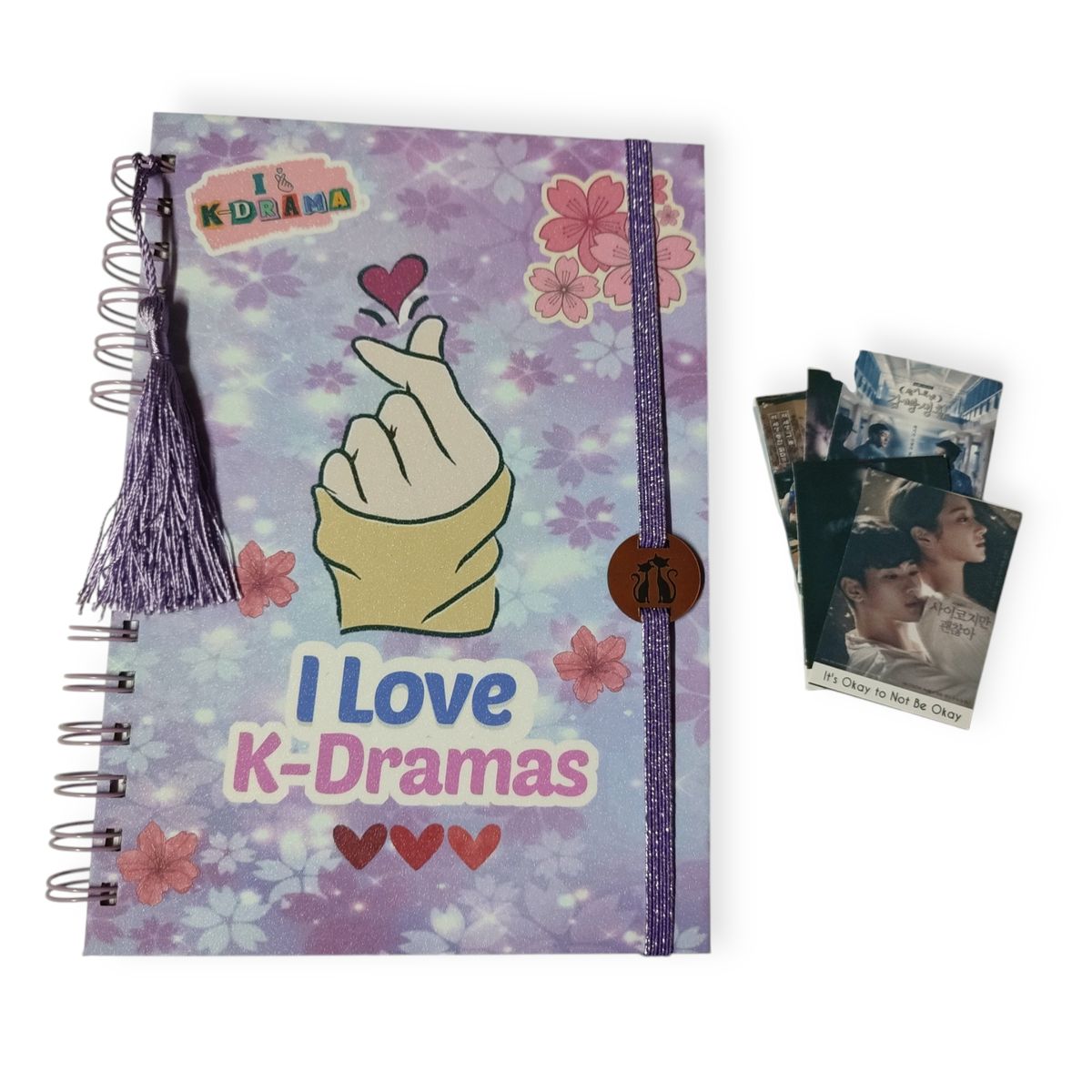 INDEPENDIENTE - Mi diario o cuaderno de k dramas - series favoritas - lila
