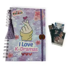 INDEPENDIENTE - Mi diario o cuaderno de k dramas - series favoritas - lila