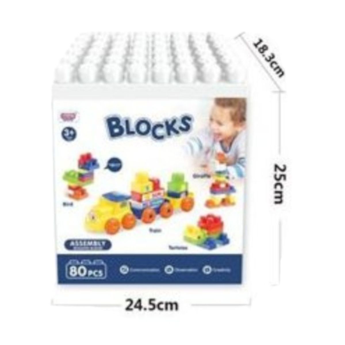 GENERICO - Set Bloques De Construcción Armables 80 Pcs Juego