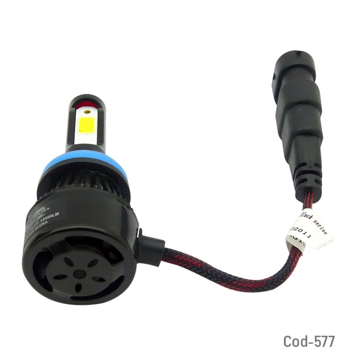 OEM - AMPOLLETA LED H-11 120W BLACK SERIES 12000LM