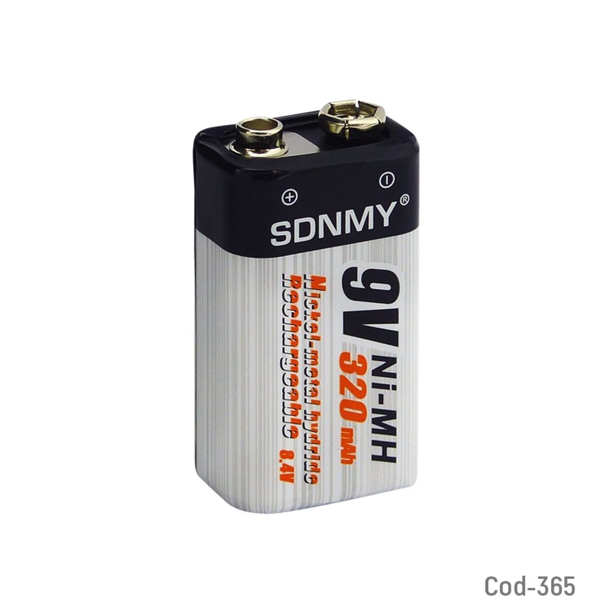 OEM - BATERIA 9 VOLT RECARGABLE 320 MAH EN BLISTER