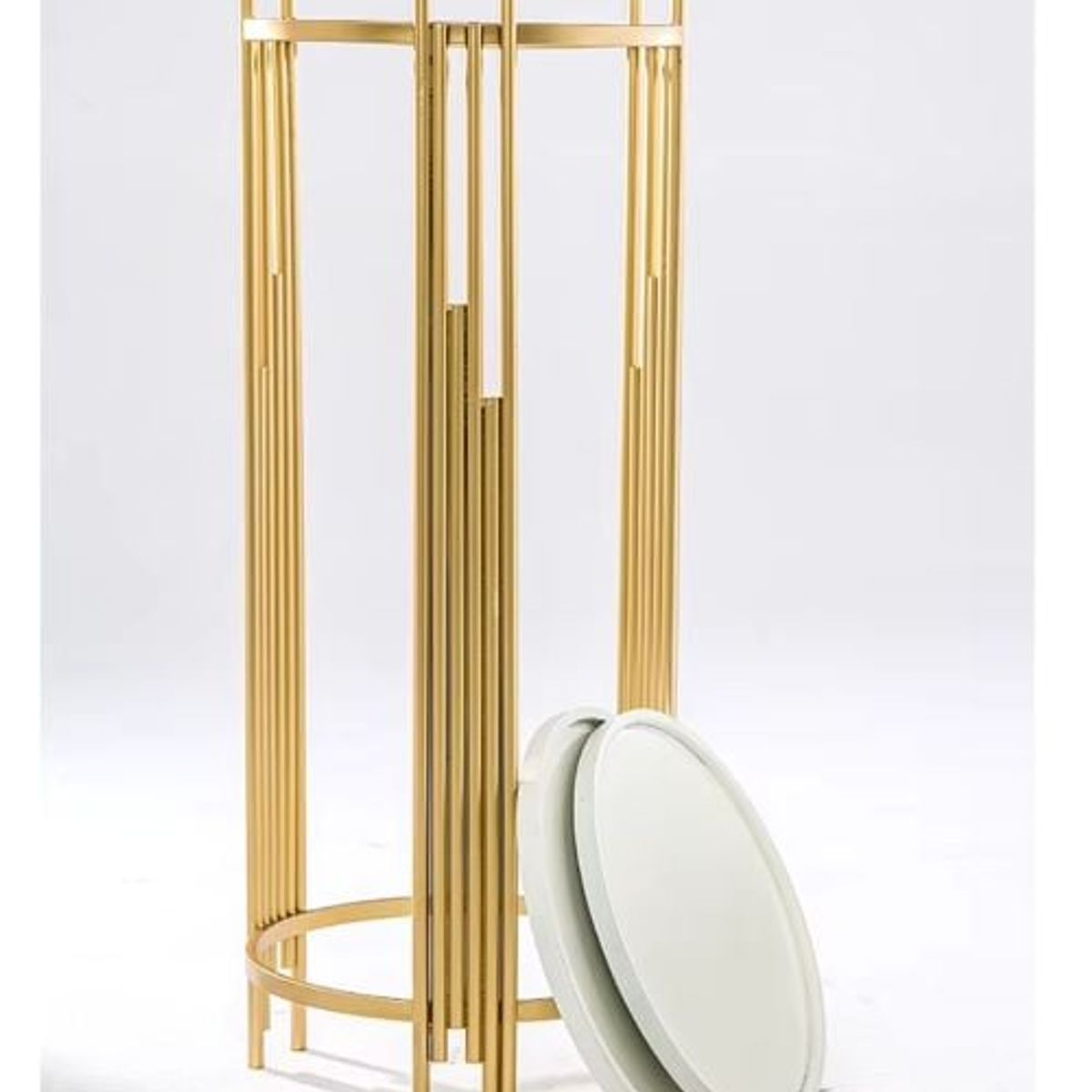 GENERICO - Set Porta Macetero Soporte Macetas Estante Metal Elegante